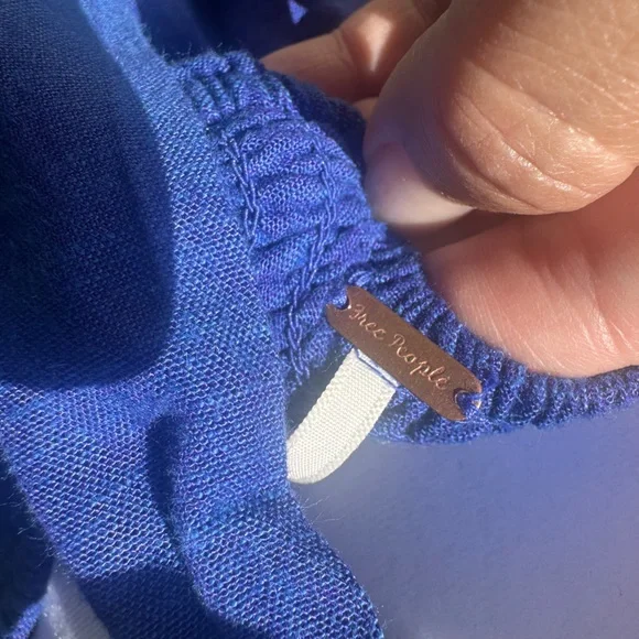 Free People Navy Blue Chiara Halter Jumpsuit/Playsuit with Wide-Leg Design - Picture 6 of 7